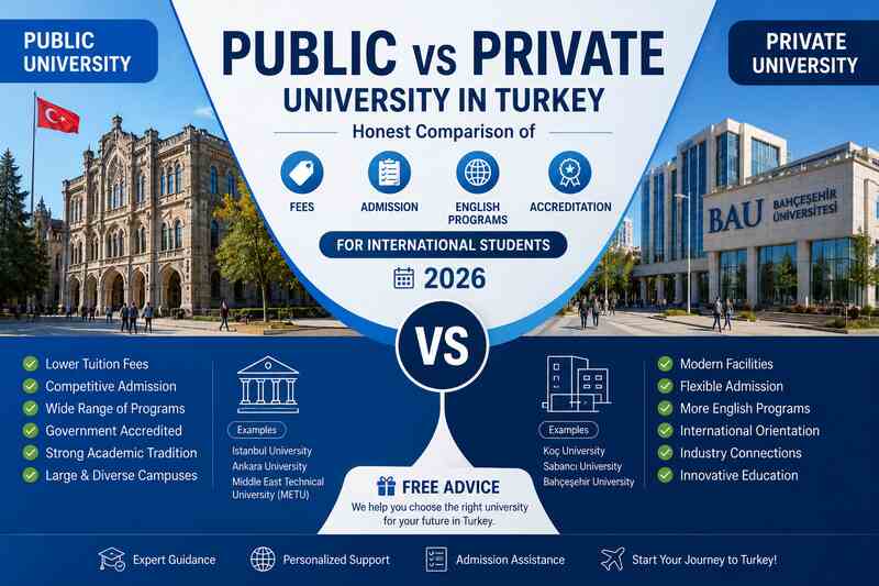 Public vs Private University Turkey 2026 | Honest Guide
