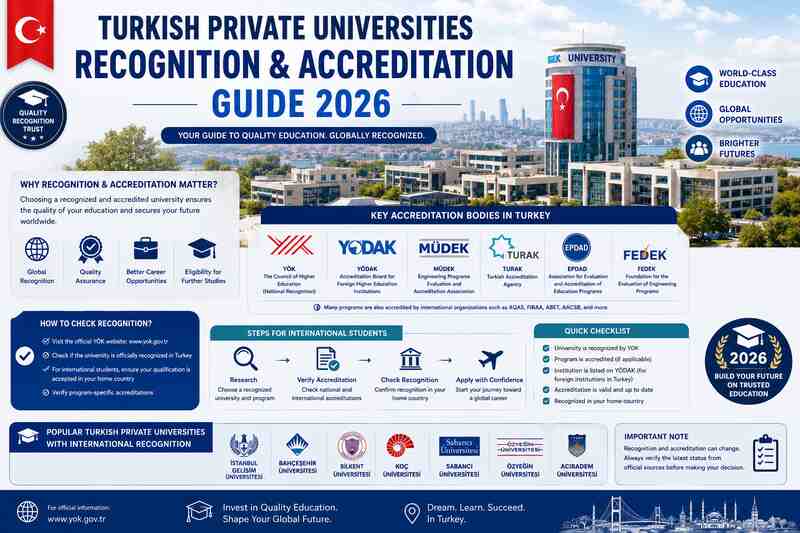 Turkish Private Universities Recognition and Accreditation Guide 2026
