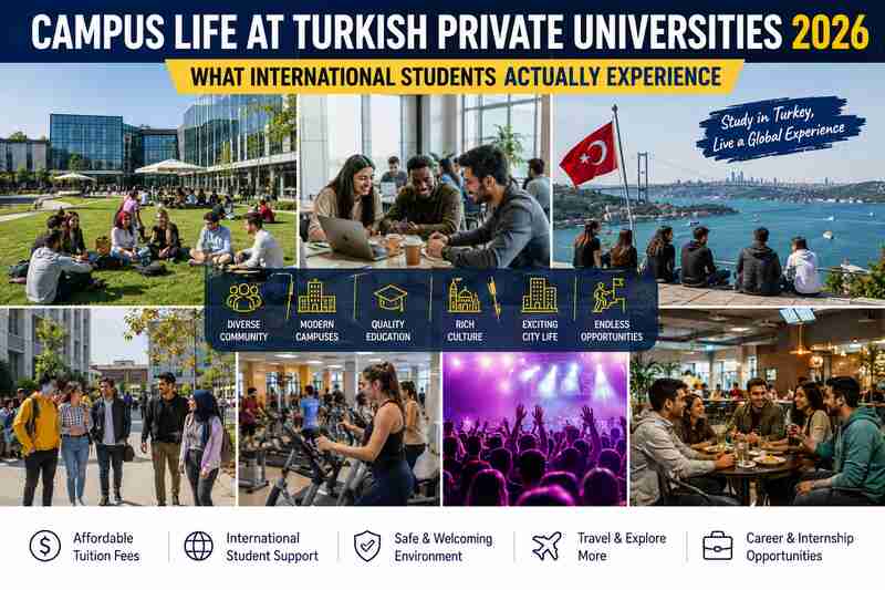 Campus Life at Turkish Private Universities 2026 - What International Students Actually Experience