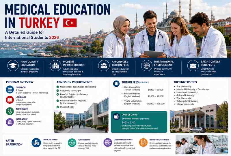 Medical Education in Turkey: A Detailed Guide for International Students 2026