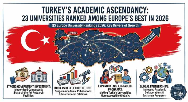Turkish Universities Ranking Among Europe's Best in 2026